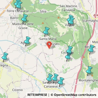 Mappa Via Giacomo Bardesono, 10011 Agliè TO, Italia (3.052)