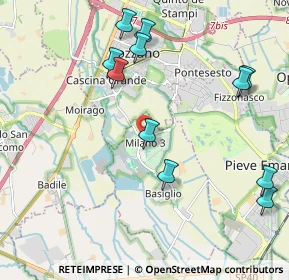 Mappa Milano 3, 20080 Basiglio MI, Italia (2.29636)