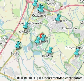 Mappa Piazza Leonardo da Vinci, 20080 Basiglio MI, Italia (2.09273)