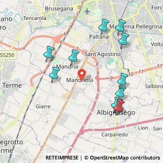 Mappa Via Guglielmo Marconi, 35020 Sant'Agostino PD, Italia (2.24909)