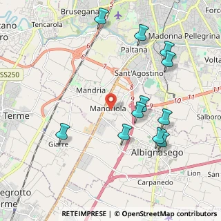 Mappa Via Guglielmo Marconi, 35020 Sant'Agostino PD, Italia (2.19727)