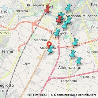 Mappa Via Guglielmo Marconi, 35020 Sant'Agostino PD, Italia (2.24462)
