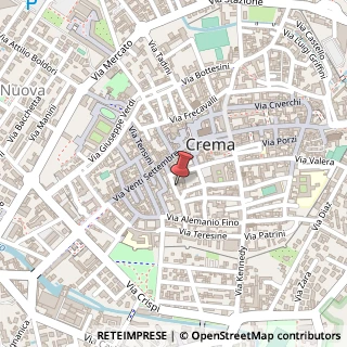 Mappa Via Benzoni, 11, 26013 Crema, Cremona (Lombardia)