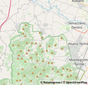 Mappa 35037 Teolo PD, Italia (3.556)