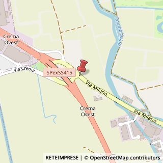 Mappa Via Milano,  95, 26013 Crema, Cremona (Lombardia)