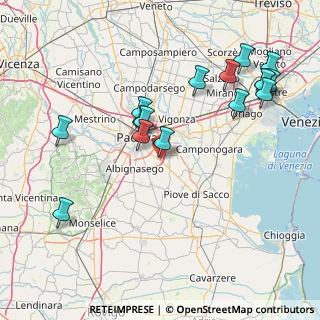 Mappa Via San Francesco, 35020 Ponte San Nicolò PD, Italia (17.64438)
