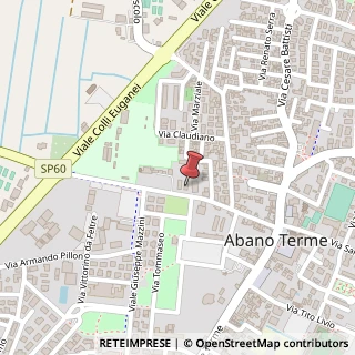 Mappa Via Appia Monterosso, 50, 35031 Abano Terme, Padova (Veneto)