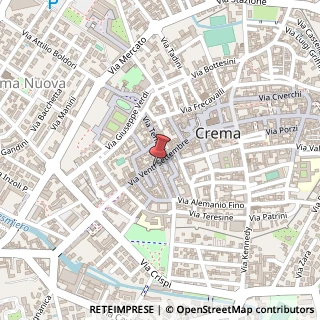 Mappa Via XX Settembre, 89, 26013 Crema, Cremona (Lombardia)