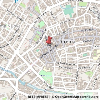 Mappa Via Piccinardi, 8, 26013 Crema, Cremona (Lombardia)