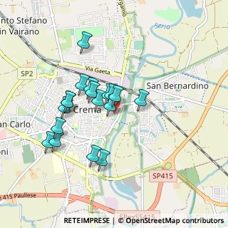 Mappa Via Desti, 26013 Crema CR, Italia (0.765)