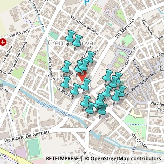 Mappa Via Mercato ang, 26013 Crema CR, Italia (0.178)