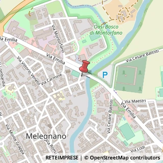 Mappa Via Alessandro Manzoni, 12, 20077 Melegnano, Milano (Lombardia)