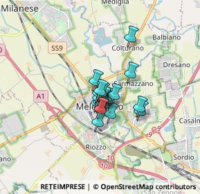 Mappa Via Ada Negri, 20077 Melegnano MI, Italia (0.82105)