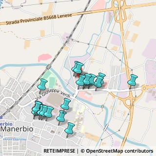 Mappa Via Maglio, 25025 Manerbio BS, Italia (0.517)