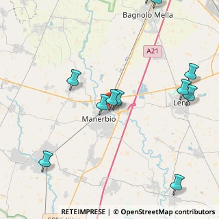 Mappa Via Maglio, 25025 Manerbio BS, Italia (5.07909)