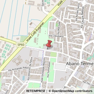 Mappa Via Armando Diaz, 82, 35031 Abano Terme, Padova (Veneto)
