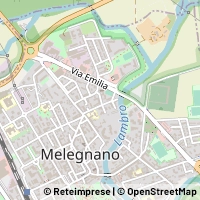 Mapa Melegnano