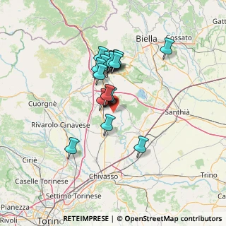 Mappa SP di Mazzè, 10019 Strambino TO, Italia (10.692)