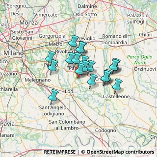 Mappa Postino di, 26010 Dovera CR, Italia (9.9935)