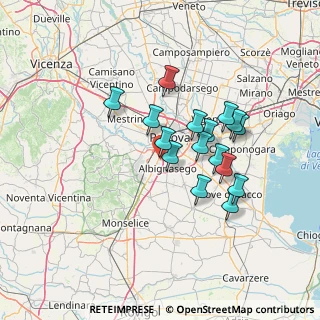 Mappa Via Giacomo Brodolini, 35020 Sant'Agostino PD, Italia (11.54125)