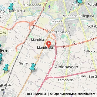 Mappa Via Giacomo Brodolini, 35020 Sant'Agostino PD, Italia (4.6125)