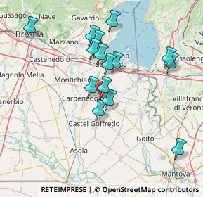 Mappa Via Levadello, 46043 Castiglione delle Stiviere MN, Italia (13.64733)