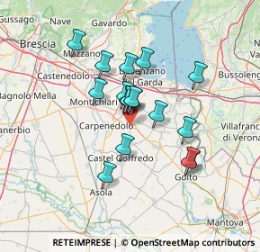 Mappa Via Levadello, 46043 Castiglione delle Stiviere MN, Italia (10.62059)