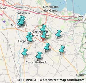 Mappa Via Levadello, 46043 Castiglione delle Stiviere MN, Italia (6.85688)