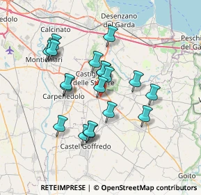 Mappa Via Levadello, 46043 Castiglione delle Stiviere MN, Italia (6.2755)