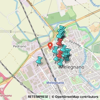 Mappa Via Lazio, 20077 Melegnano MI, Italia (0.319)