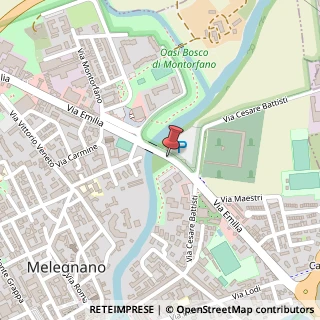 Mappa Via emilia 49, 20077 Melegnano, Milano (Lombardia)