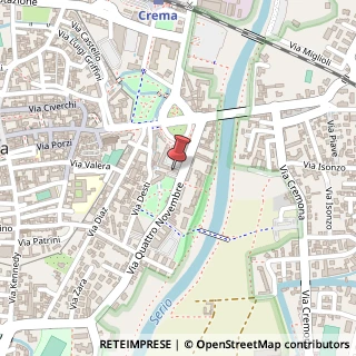 Mappa Via IV Novembre, 8, 26013 Crema CR, Italia, 26013 Crema, Cremona (Lombardia)