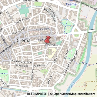 Mappa Via Dante Alighieri, 20, 26013 Crema, Cremona (Lombardia)