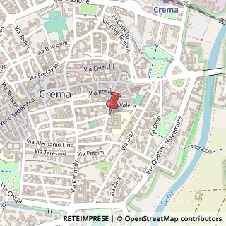 Mappa Piazzetta W. T. Gregorj, 5, 26013 Crema CR, Italia, 26013 Crema, Cremona (Lombardia)