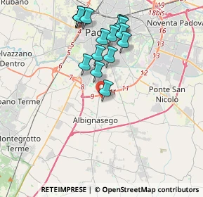 Mappa 35125 Palazzetto PD, Italia (3.81)