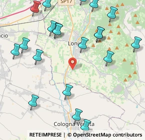 Mappa Via Cà Lasagna, 36045 Lonigo VI, Italia (5.2365)
