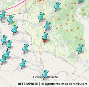 Mappa Via Cà Lasagna, 36045 Lonigo VI, Italia (6.477)