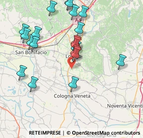 Mappa Via Cà Lasagna, 36045 Lonigo VI, Italia (8.5215)