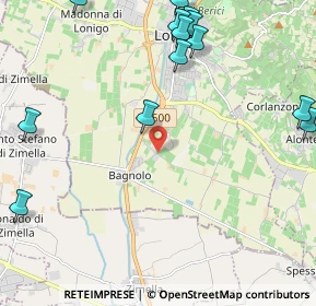 Mappa Via Cà Lasagna, 36045 Lonigo VI, Italia (2.88462)