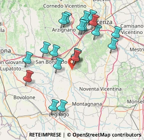 Mappa Via Cà Lasagna, 36045 Lonigo VI, Italia (15.0615)