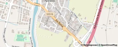 Mappa Ponte San Nicolò
