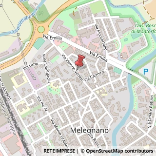 Mappa Via d'ivoy 4, 20077 Melegnano, Milano (Lombardia)