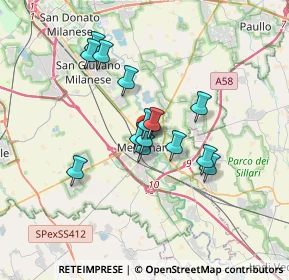 Mappa Via Vittorio Veneto, 20077 Melegnano MI, Italia (2.67643)