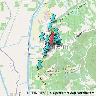 Mappa Via San Giovanni Battista, 35030 Rovolon PD, Italia (0.2)