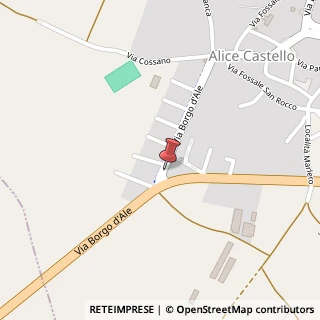 Mappa Via Borgo d'Ale,  31, 13040 Alice Castello, Vercelli (Piemonte)