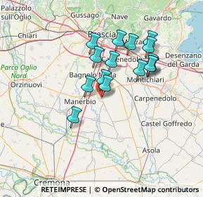 Mappa Via Pirandello Luigi, 25024 Leno BS, Italia (11.844)