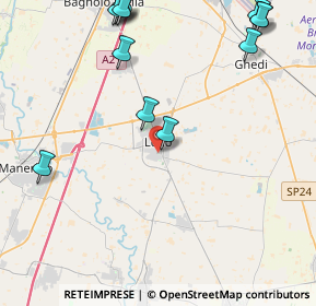 Mappa Via Luigi Pirandello, 25024 Leno BS, Italia (5.66769)