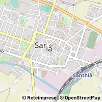 Hartă Santhià