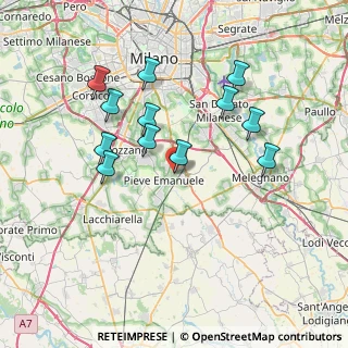 Mappa Outlet Scalo Milano, 20085 Locate di Triulzi MI, Italia (7.00417)