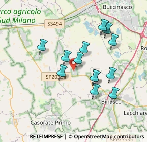 Mappa Via Carducci, 20082 Noviglio MI, Italia (3.25571)